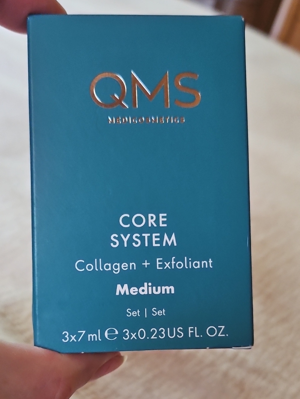 QMS Core System Collagen + Exfoliant Medium - Teal Treatment Set
